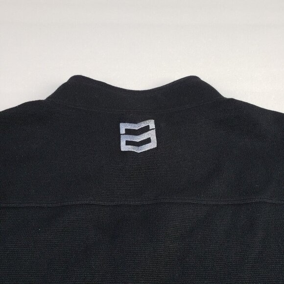 Mtn Ops Summit Fleece Jacket Mens Medium Black 1/4 Zip Pullover Outdoor Winter - Picture 6 of 9